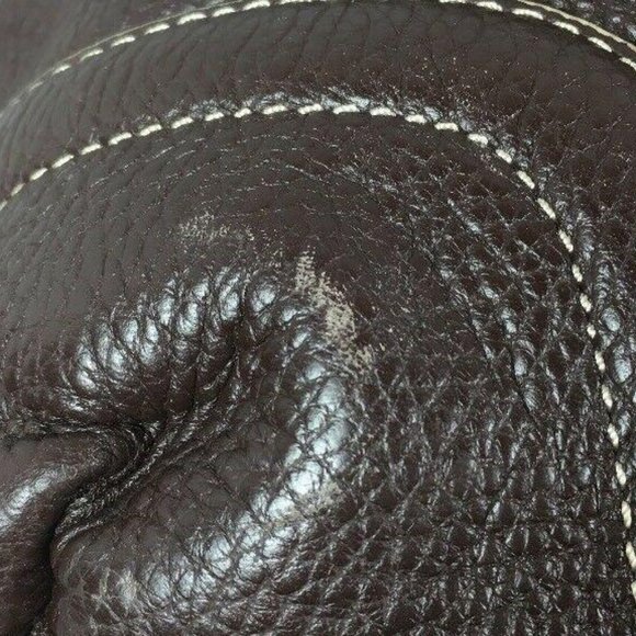 Franklin Covey Women’s Brown Leather Laptop Tote - Picture 5 of 8